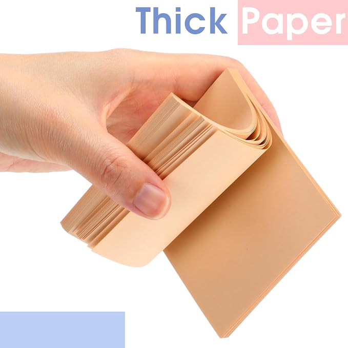 Thenshop 12 Pads Morandi Pastel Sticky Notes 3x3 50 Sheets | Self Stick Notes Pads Memo Earth Tone Office Supplies Vintage Aesthetic School Accessories Easy to Peel Repositionable