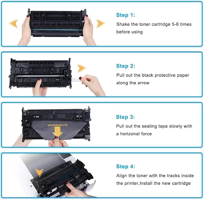 78A CE278A Black Toner Cartridge for HP LaserJet M1536dnf P1606dn P1566 | Compatible for HP 78A Toner Cartridge LaserJet P1606dn 1536dnf MFP M1536dnf 1606dn P1606 P1566 P1560 Printer Ink 4-Pack