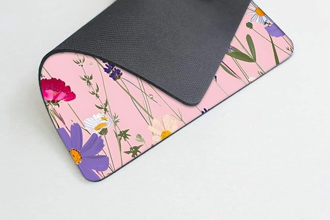 Flower Mouse pad Non-Slip Rubber Base Mouse Pads for Computers Laptop Office Desk Accessories Mouse pad