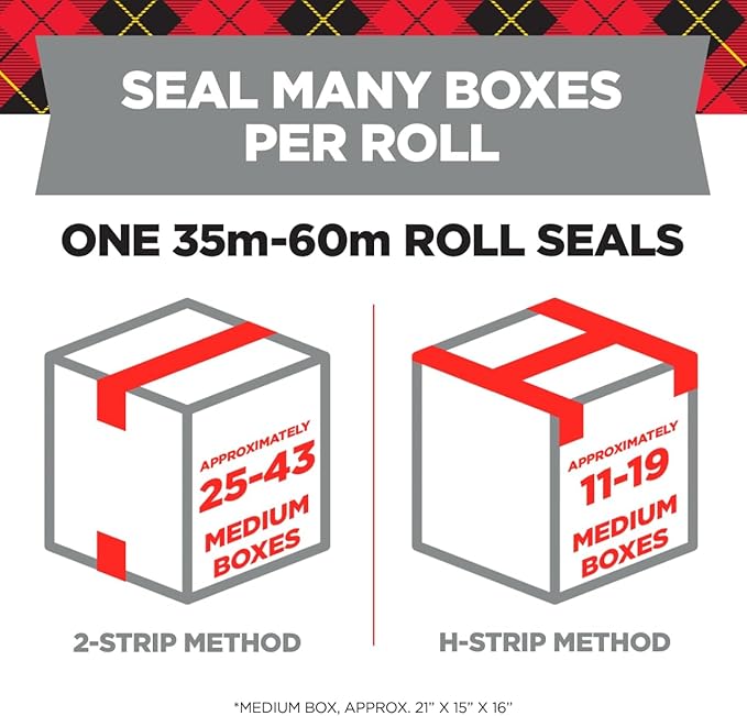 Scotch Shipping Packaging Tape, 1.88" x 54.6 yd, 6 Rolls (3350-6)