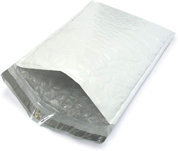 Secure Seal #1 7.25x12 Poly Bubble Mailers | Padded Shipping Envelope Mailers (Pack of 400)