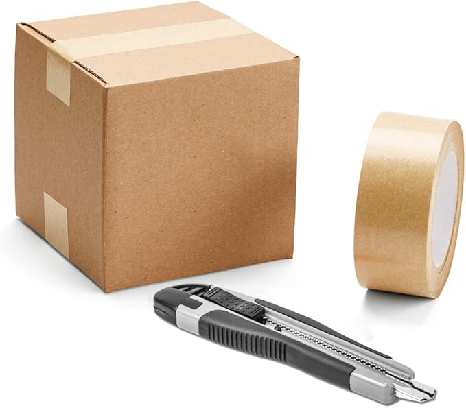 Small Cardboard Shipping Boxes Mailers 5x5x5 inches Corrugated Packing Storage Cube Kraft Mailing Box, Pack of 25