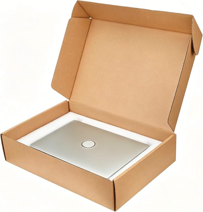 Laptop Shipping Box Great for Laptop Computer Shipping | Laptop Box with Protection Foam, Secure Mailer Box for Laptop Shipping Fits Most Ultrabook or Laptop Screen Sizes