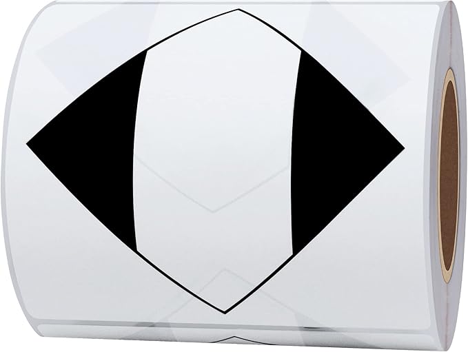 Hybsk 4x4 Inch Ground ORM-D Diamond Shipping Labels for Warehouse Handling Transport Square Shipping Stickers (4x4 inch)