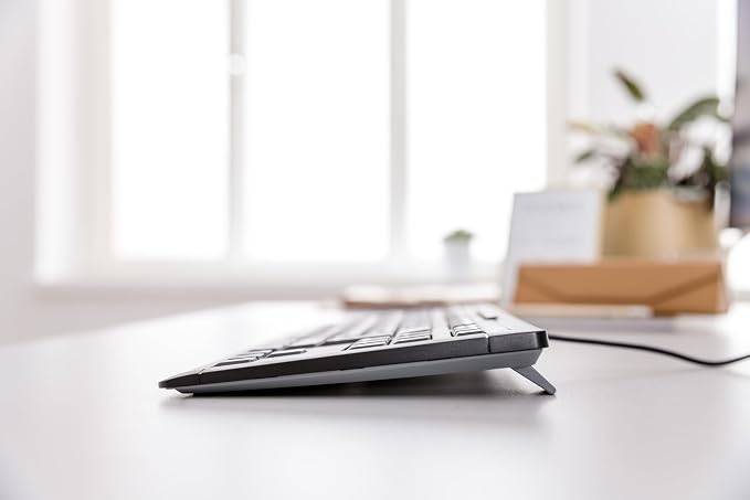 Cherry Stream Keyboard TKL, Wired Keyboard Without Number Pad, Whisper Quiet Keys, Unique Typing Feel, Slim Design, SX Scissor Switches, QWERTY, White-Gray