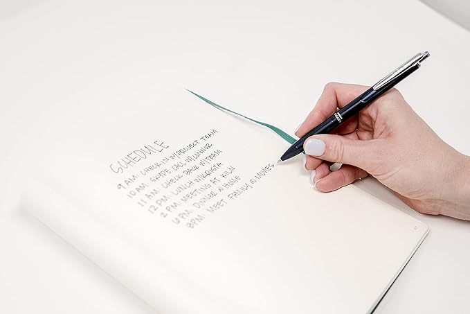 Zebra Pen, SARASA Grand Retractable Gel Pen, Solid Brass Barrel, Fast-Drying Black Ink, 0.7mm Point, Ideal for the Left Handed, Eliminates Smudging, Navy Brass Barrel, 1-Pack, (45211)