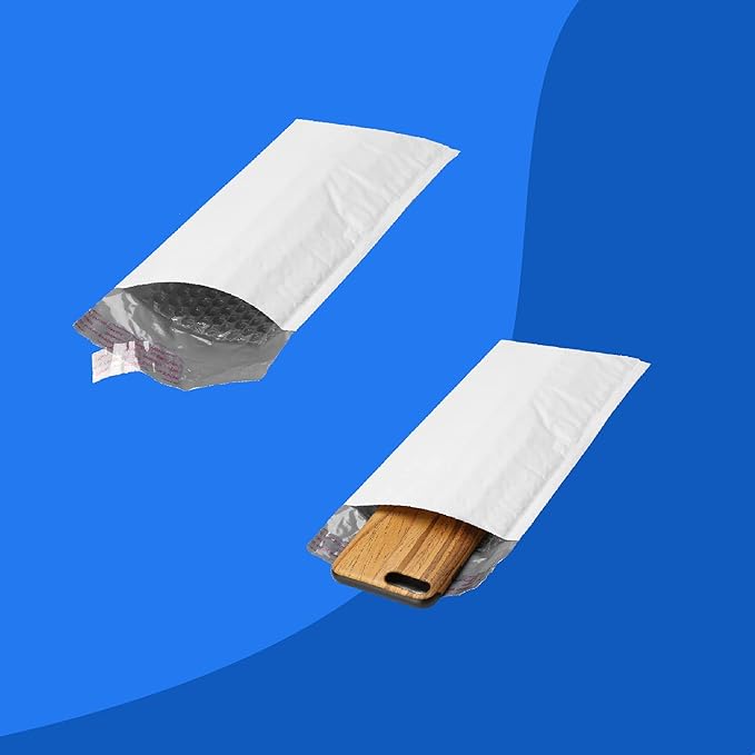 The Boxery 9.5x14.5''|#4 Poly Bubble Mailers- 100 Pack, Padded Envelopes, Self Seal, Waterproof Shipping Bags, Padded Mailers for Shipping & Packaging