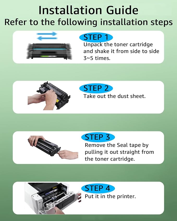 greencycle 148X Cartridge Replacement Compatible for HP 148X Black Toner Cartridge W1480X 148A Pro Ink Cartridge Work with Laser Jet Pro 4001dw 4001dn 4001n MFP 4101fdw 4101fdn (1PCS,with Chip)