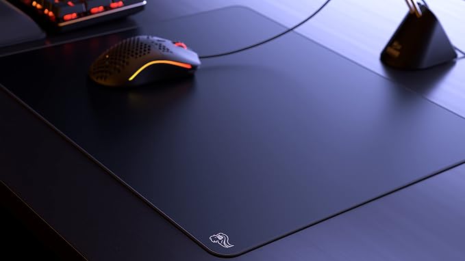 GLORIOUS Elements Gaming Mousepad - Extra Large Mouse Pad XL - Foam Core Hybrid Cloth - Gaming Desk Pad 15"x17" (FIRE)