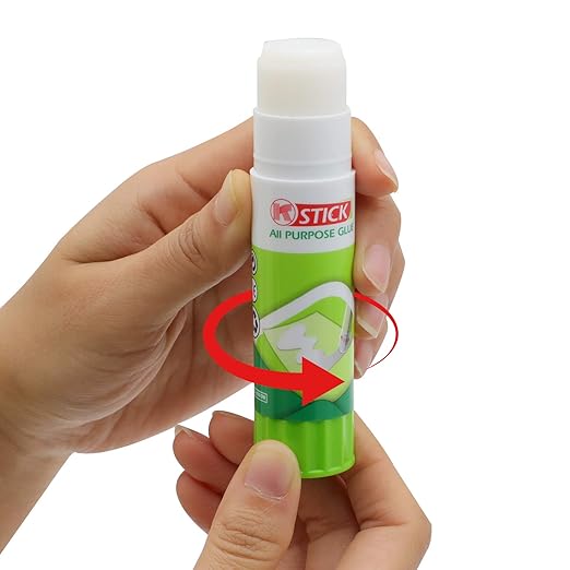 3D Printer Glue Sticks, FENGWANGLI 3D Printing Adhesive for Hot Bed Warping, PVP Solid 3D Print Gloop for Filament PLA Glass ABS PETG PC PA TPU(Pack of 4)
