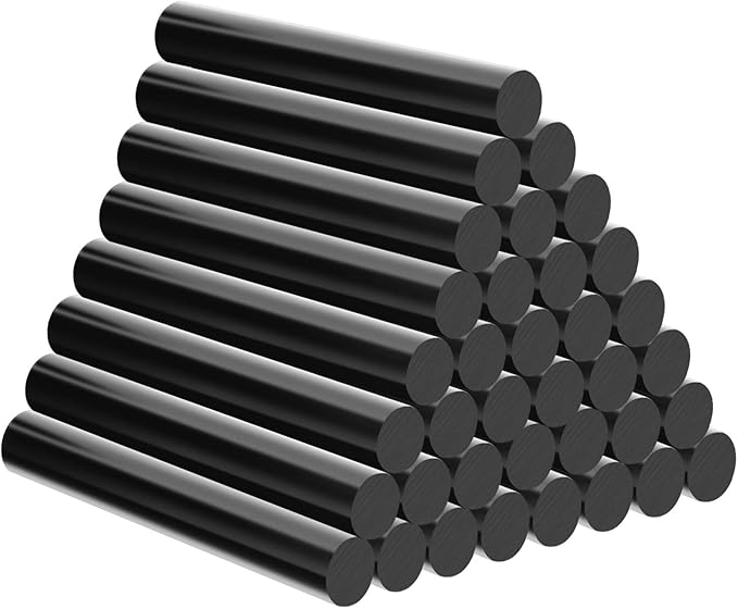 36 Pack Black Hot Glue Sticks, 3.93 x 0.43 in Full Size Hot Melt Glue Sticks Dent Repair Tool EVA Colored Hot Melt Adhesive for Car DIY Art Craft General Repairs
