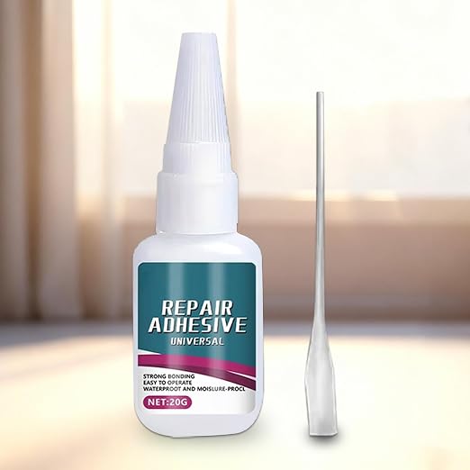 Glass Glue Clear 20g Heavy Duty All Purpose Clear Adhesive Gel | Glass Repair Glue Liquid for Home Indoor Bedroom Living Room Window Aquarium Fish Tank Office Craft