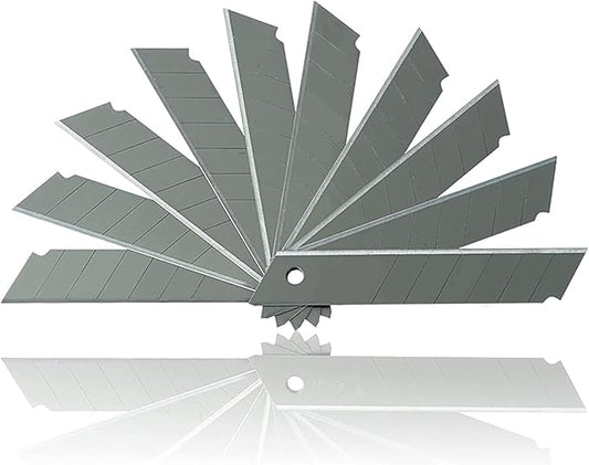T TOVIA 200-Pack 25MM Utility Knife Blades, Office Knife SK5 Slitting Blades for Retractable Box Cutters and Knives