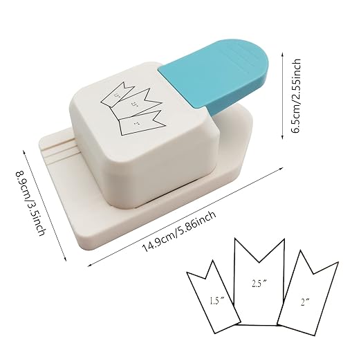 Punches for Paper Crafts 1.5, 2 or 2.5 Inch Gift Tag Paper Punches for Scrapbooking Craft Perfurador DIY Puncher (Style B)