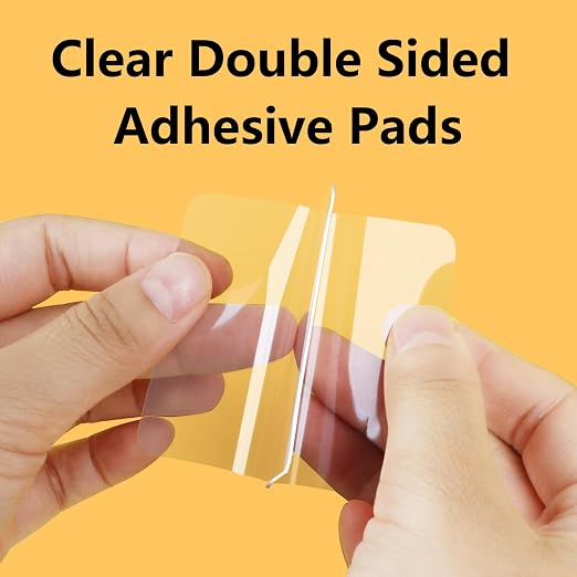Double Sided Adhesive Mounting Pads, Waterproof Sticky Tape,40Pcs | Square Stick pad,Two Sided Precut,Double Sided Tape Washable Sticky Pad for Walls, Hanging Pictures, DIY Craft Home Office