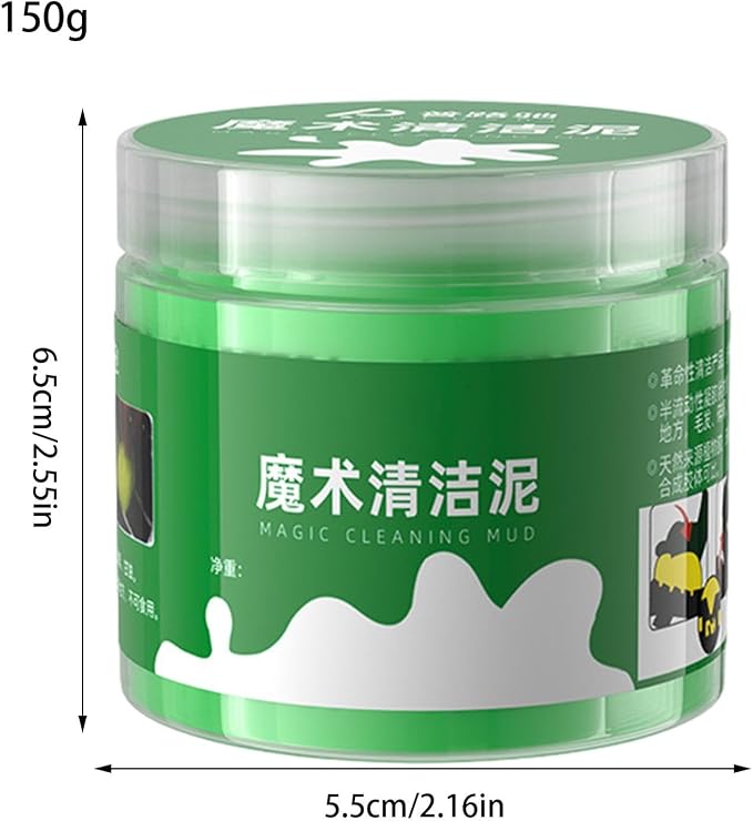 Clean Putty Portable Soft Glue Multipurpose | Car Interior Cleaner Cleaning Slime Reusable Washable Dust Cleaning Gel for Vehicle, Home, Office, Keyboard, Laptop, Air