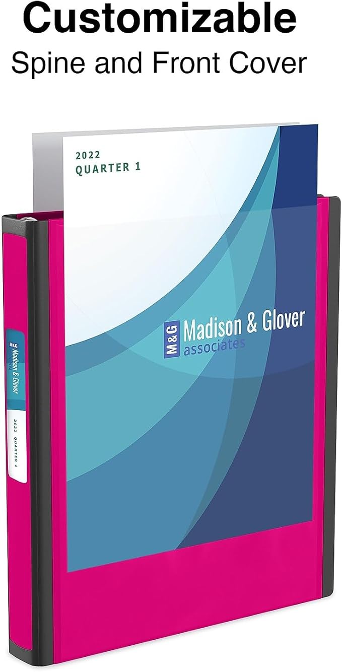 Staples Better 1.5-Inch 3-Ring Binder, Pink – Heavy-Duty Binder for School & Office Organization