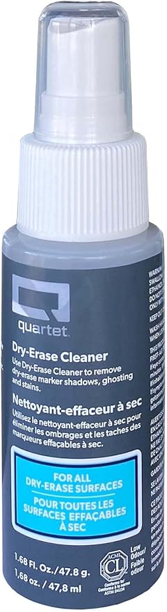 Quartet Dry Erase Markers Accessory Kit, Includes 4 Chisel Point EnduraGlide Dry Erase Markers, Whiteboard Eraser & White Board Cleaning Spray Bottle, for Teachers, Home, School & Office (5001M-4SK)