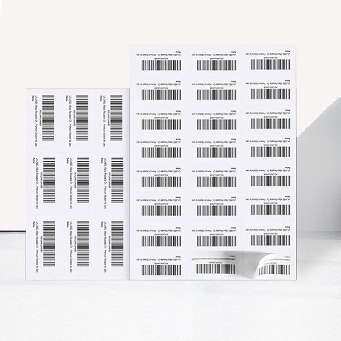 1" X 2-5/8" Address Labels 30 Per Sheet Sticker Paper for Laser and Inkjet Printers, 8.5"×11" White- 6000 Labels