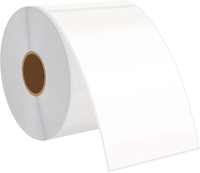 4x6 Direct Thermal Labels, Thermal Shipping Label 1800 Labels, Compatible with Zebra 2844 Zp-450 Zp-500 Zp-505, Permanent Adhesive, 4 Rolls of 450 Labels/Roll