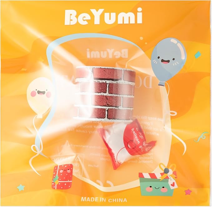 BeYumi Red Brick Border Trim - 65ft Back to School Red Brick Straight Rolled Border Trim Realistic Rustic Faux Wall Bulletin Board School Classroom Party Office Chalkboard Home Furniture Decoration