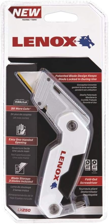 Lenox LX250 Heavy Duty Utility Knife
