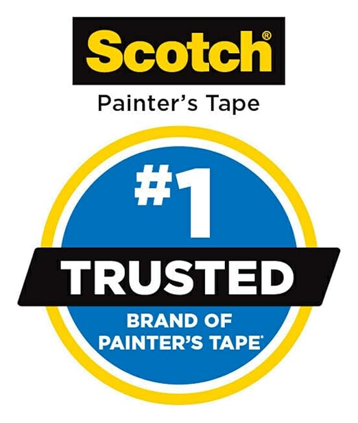 ScotchBlue Original Multi-Surface Painter's Tape,0.94 Inches x 60 Yards,4 Rolls,Blue, Protects Surfaces and Removes Easily, Multi-Surface Painting-Tape for Indoor and Outdoor Use,(Pack of 2)