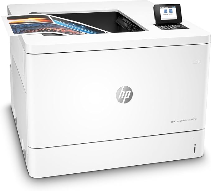 HP Color LaserJet Enterprise M751dn Printer with One-Year, Next-Business Day, Onsite Warranty (T3U44A), White