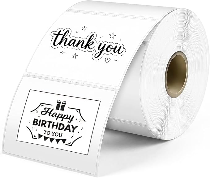 ESSENTIAL 3" x 2" White Direct Thermal Labels for Barcodes, Address | Permanent Adhesive, Compatible with Zebra, Rollo and Other Desktop Printers, 700 Labels of Roll, 1Rolls