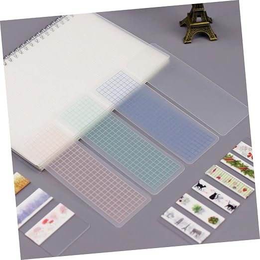 JEWEDECO 50pcs Handbook Tape Repackaging Washi Tape Organizer Storage Boards Safe Easy to Carry