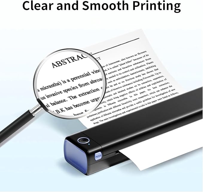 MFLABEL 10-Year Fade-Resistant Thermal Paper - US Letter Size 8.5"x11" Foldable (4 Rolls) | Compatible with Munbyn, Peripage, iDPRT, HPRT | For Portable Thermal Printers Only