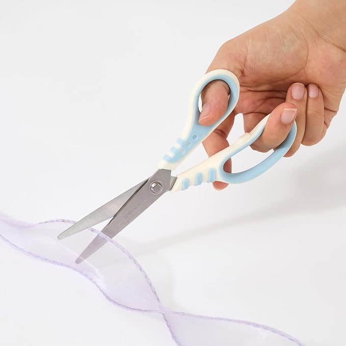 Purpose scissors 7 Inch kit with Box Cutter Retractable Crafts scissors with Ultra Sharp Blades and Comfort Grip Handles, Cute Box Cutters for Office, Home, Arts Crafts, Cartons, Cardboard, Paper