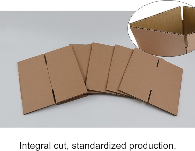 Shipping Boxes 4x4x4 Inches Small Corrugated Cardboard Boxes, 25 Pack