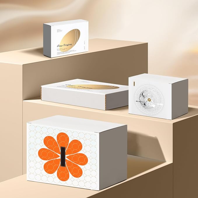12x9x4 inches Shipping Boxes Set of 20, Corrugated Cardboard Boxes Literature Mailer Boxes Gift Boxes Small Boxes for Shipping Wrapping Mailing Packaging Small Business, White