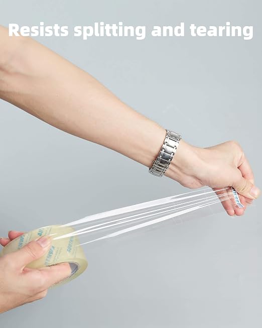 AUDTMWH Packing Tape Refills, Clear, 1.88" x 60 yds, 2 Rolls | Packaging Tape Heavy Duty Designed for Moving, Shipping and Packing, Mailing