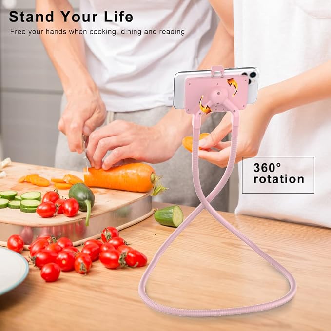 Cell Phone Holder, Universal Lazy Bracket DIY Mobile Phone Stand | Flexible Mount Stand with Multiple Function