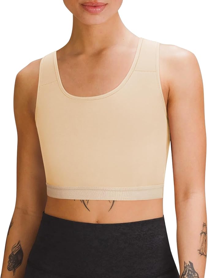 GCTBL Chest Binder for Transgender Half FTM Binder Trans Breathable Compression Bra