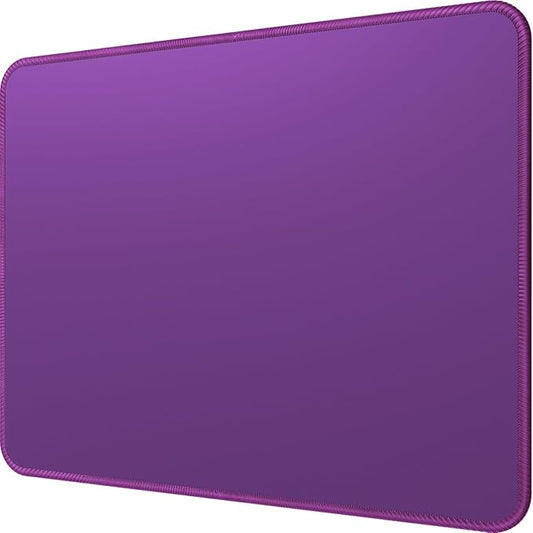MROCO Mouse Pad [30% Larger] with Anti-Fray Stitched Edges, Premium-Textured Waterproof Surface, Non-Slip Rubber Base, Computer & Gaming Mouse Mat for Laptop, Office & Home, 8.5 x 11 in, Violet Purple