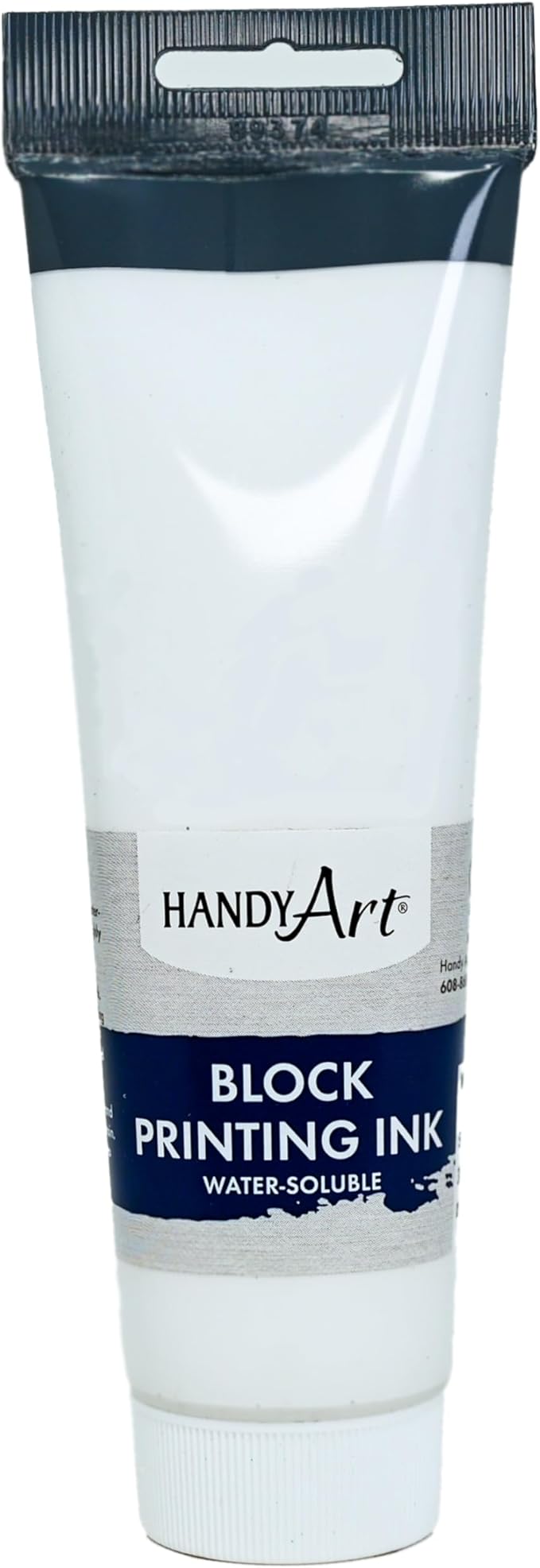 Handy Art 308-000 Water Soluble Block Printing Ink Tube, White, 5-Ounce