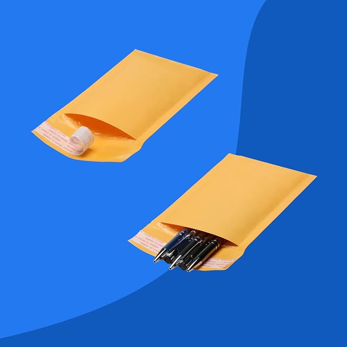 The Boxery 8.5”x14.5” Kraft Bubble Mailers|100 Padded Envelopes Included - Self Sealing Shipping Bags - #3