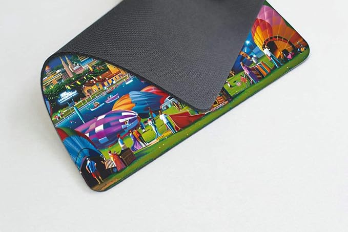 Balloon Adventure Mouse pad Customized Mousepad Non-Slip Rubber Base Mouse Pads for Computers Laptop Office Desk Accessories Mouse pad