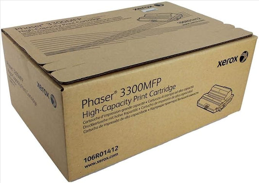 Xerox Phaser 3300 MFP Black High Capacity Toner Cartridge (8,000 Pages) - 106R01412