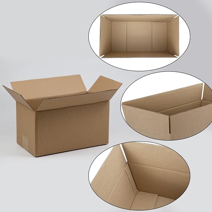 Shipping Boxes 11x6x6 Inches Small Corrugated Cardboard Boxes, 25 Pack