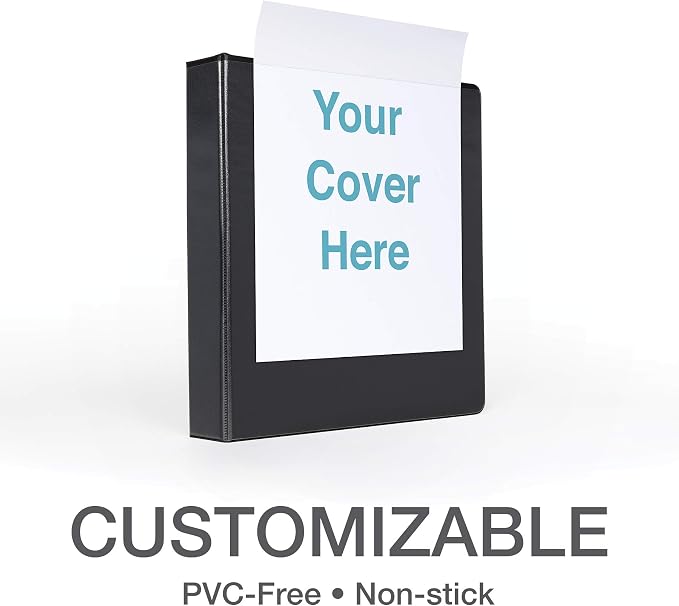 Oxford 3 Ring Binders, Binders for School, 1.5 Inch ONE-Touch Easy Open D Rings, 3-Sided View Binder Covers, Xtralife Hinge, Non-Stick, PVC-Free, Assorted Colors, 375-Sheet Capacity, 4 Pack (79907)