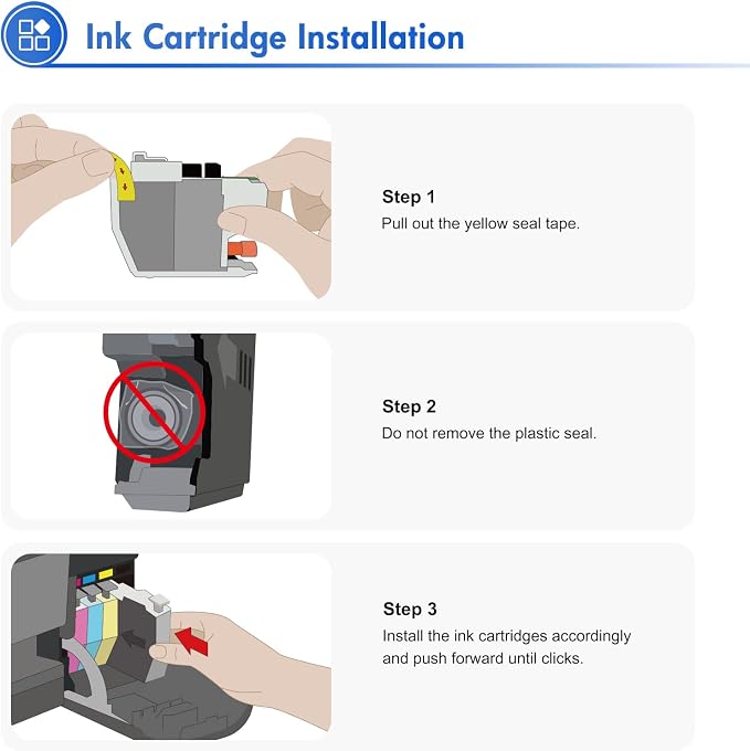 LC401XL LC401 Black Ink Cartridges for Brother MFC-J1010DW MFC-J1170DW | Compatible for Brother LC 401XL Ink MFC-J1010DW MFC-J1170DW MFC-J1012DW MFC-J1800DW Printer (High Yield, 2 Black Pack)