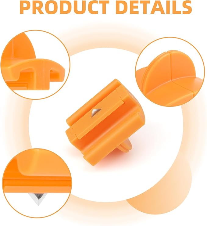 157400-1001 TripleTrack Blade Replacement for Fiskars Paper Trimmer, 2 Pack Portable Paper Cutter Style I High Profile Blades for Portable Craft Paper Cutter Trimmer
