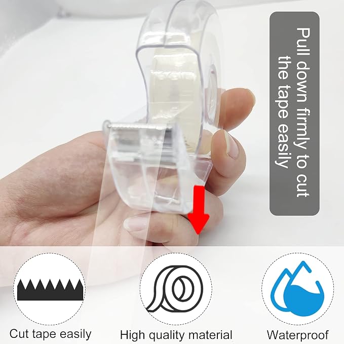 OWLKELA 16 Pcs Clear Tapes, 0.7" x 28 yds per roll (Pack of 2)