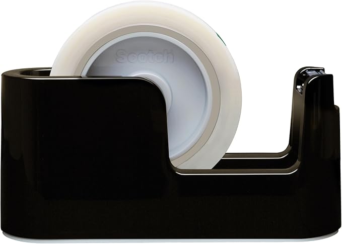 Scotch Deluxe Tape Dispenser, Black (C24)