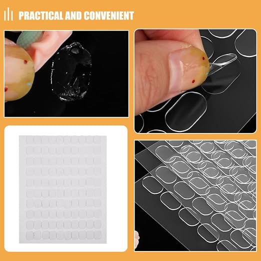 800pcs Double Sided Adhesive Dots Removable Sticky Gel Tape for Museum Displays Home Office Crafts Poster Mounting No Residue