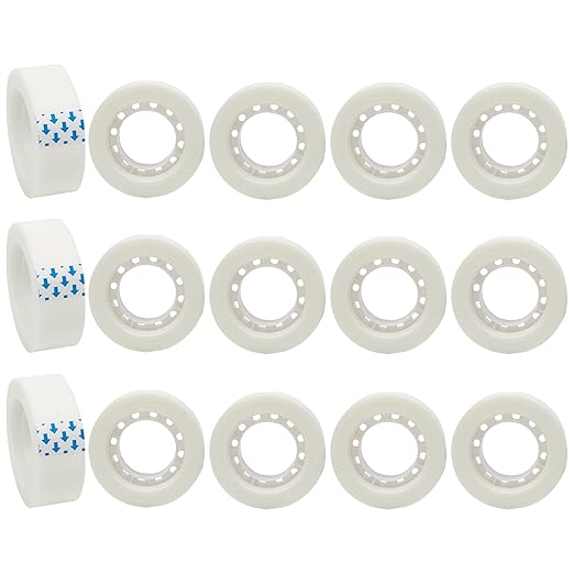 15 Rolls Invisible Matte Tape Refills for Dispenser, 0.7-Inch Wide, 27.3 Yards Long, Perfect for Gift Wrapping, Crafts, Home, School, Office